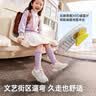 基诺浦宝宝学步鞋 春秋儿童时尚运动机能鞋 软底透气儿童男女童鞋GW1612 羽毛白/粉色/奶酪橙/深灰 22.5 140mm 适合脚长136-145mm 实拍图