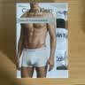 Calvin Klein内衣男士三条装ck低腰舒适棉质透气贴身防夹臀四角裤平角内裤男 U2664998-太空黑/月光白/椰青灰 3条 M 实拍图