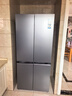 海尔（Haier）506升冰箱【高端山茶花】十字门双对开门零嵌入式全空间保鲜干湿分储三档变温家用风冷无霜电冰箱 506升 彩晶玻璃面板+全空间保鲜+EPP超净除菌 实拍图