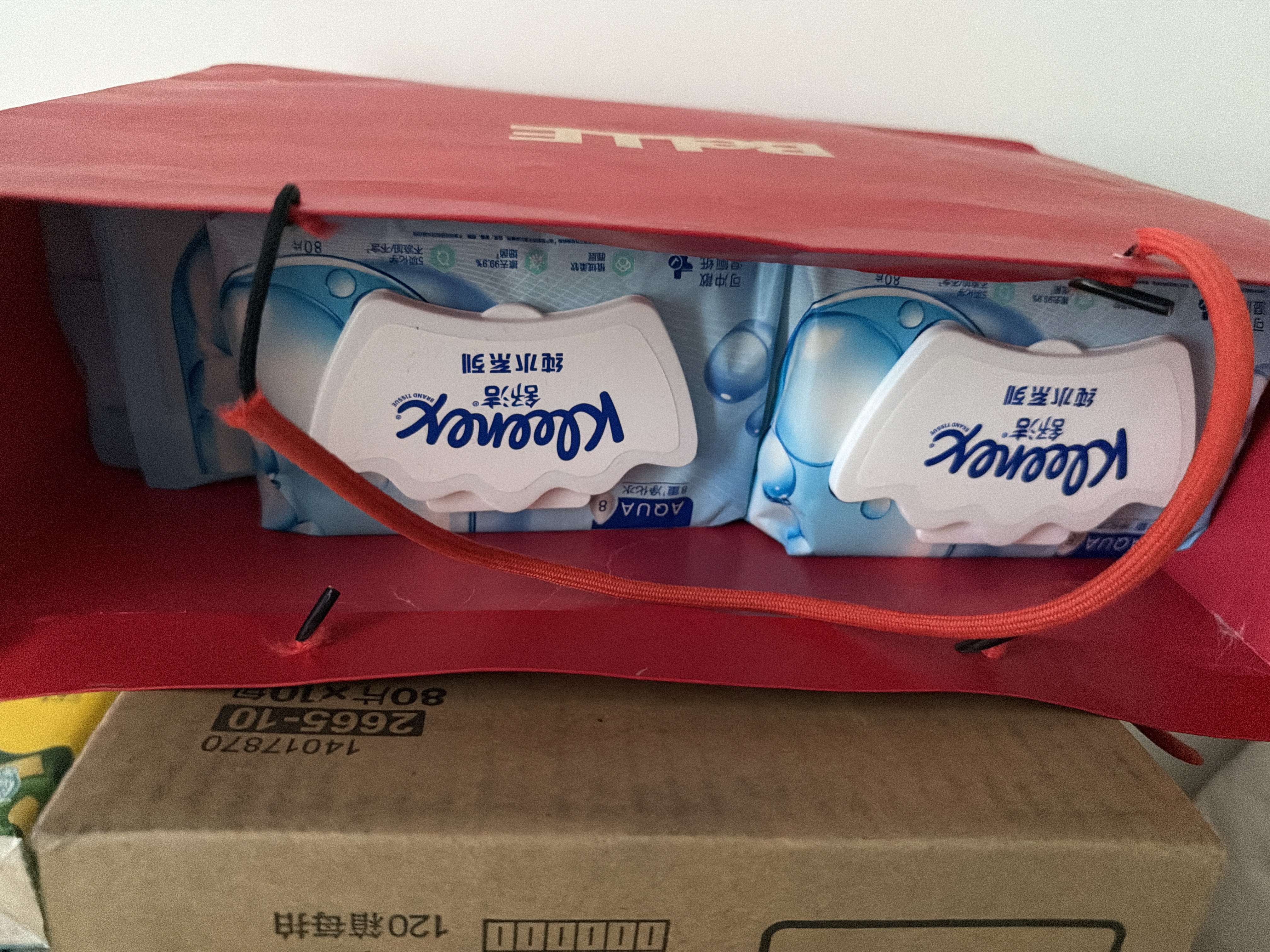 舒洁（Kleenex）湿厕纸囤货装80抽*10包 (800抽)清洁私处湿纸巾纯水洁厕湿巾 实拍图