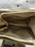 鹏境帆布手提包外出简约小巧饭袋包立体手拎包通勤加厚上班便当宝妈 搞怪小熊小方包【卡其色】 实拍图