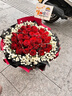 幽客玉品七夕情人节鲜花速递红玫瑰花束表白送女友生日礼物全国同城配送 33朵红玫瑰花束—女王款 实拍图