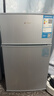 奥克斯小冰箱家用小型迷你冷藏冷冻两用出租房宿舍用节能省电寝室办公室电冰箱 【净化去味】126银色【高效保鲜 铜管速冷】22L 实拍图