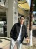 罗蒙（ROMON）外套夹克男士秋季潮流商务休闲棒球服立领上衣男装KJ11黑XL 实拍图