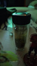 希乐（cille）玻璃杯双层玻璃水杯男士商务带茶隔大茶水分离杯便携创意泡茶杯 蓝色（加厚） 260ml 实拍图