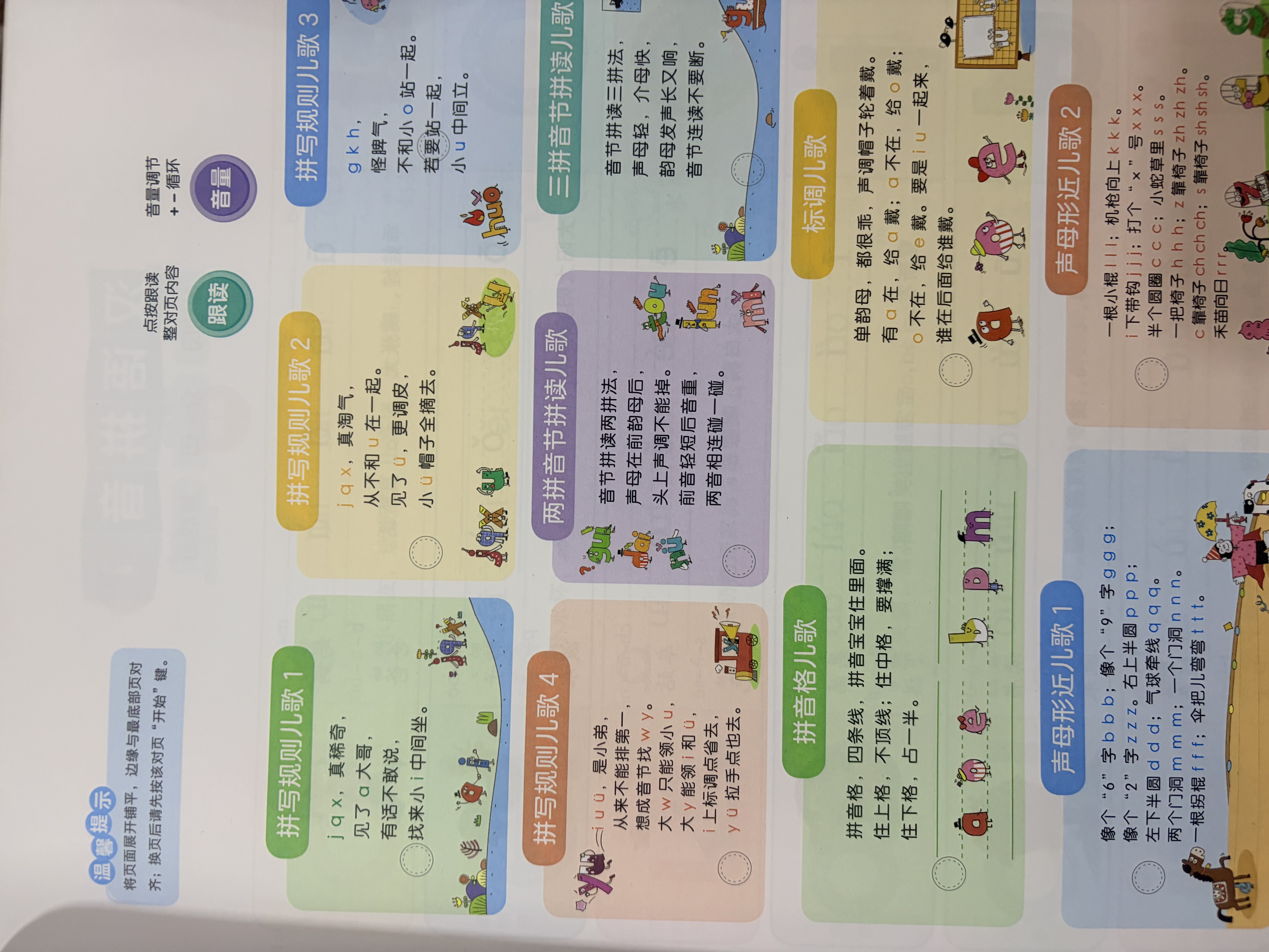 孩悦星空汉语拼音自然拼读训练发声书宝宝手指点读学习机0-7岁儿童玩具 实拍图