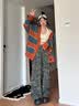 Shelley Jones军绿色弯刀迷彩牛仔裤男秋季修身伐木工装裤子美式高街直筒微喇裤 迷彩色常规 品质升级款 XL [推荐120-140斤] 实拍图