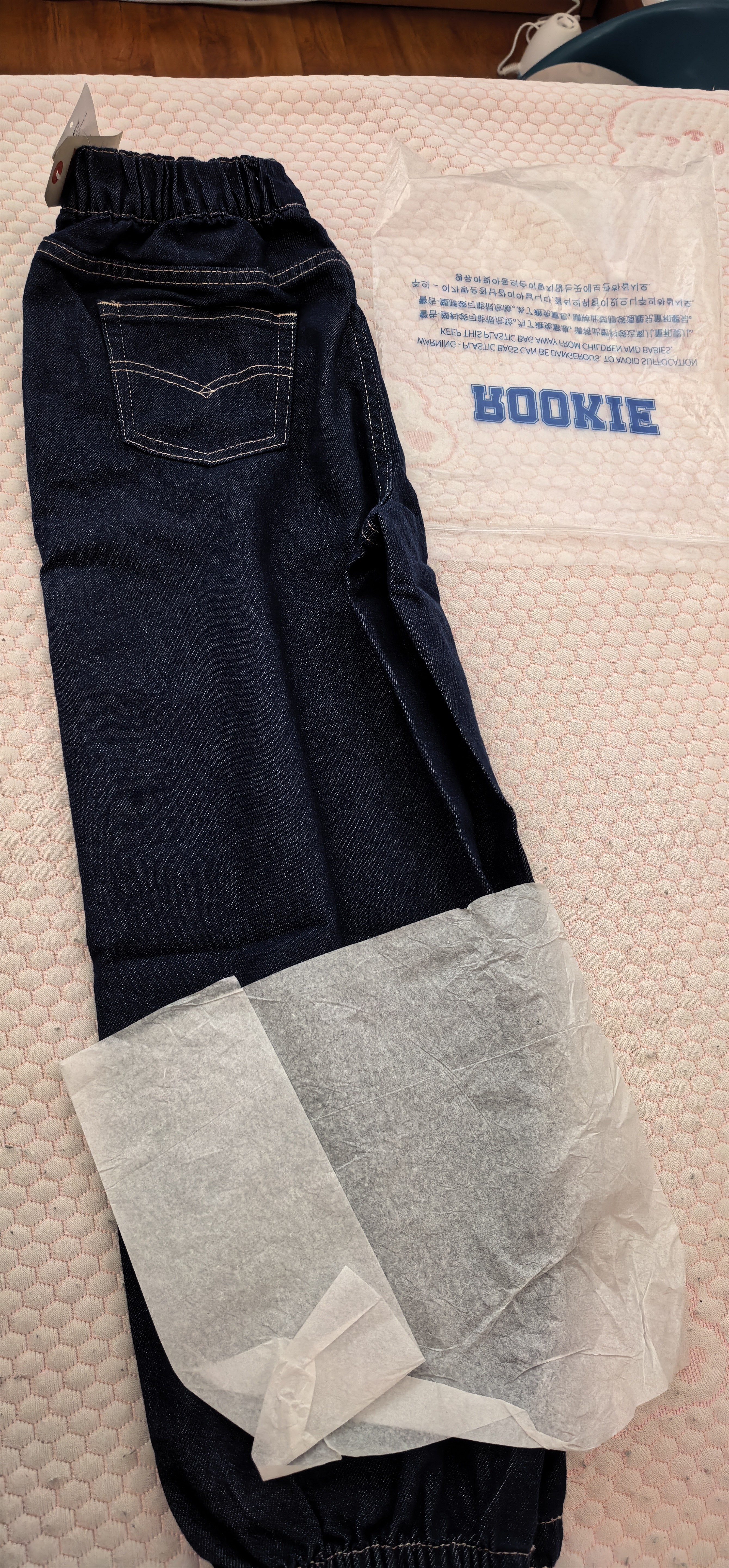李维斯（Levi's）【天丝儿童牛仔裤】男童裤子透气夏季防蚊裤长裤儿童 苍穹蓝 【春秋常规 原牛面料】 130 /56 【建议身高116-122cm】 实拍图