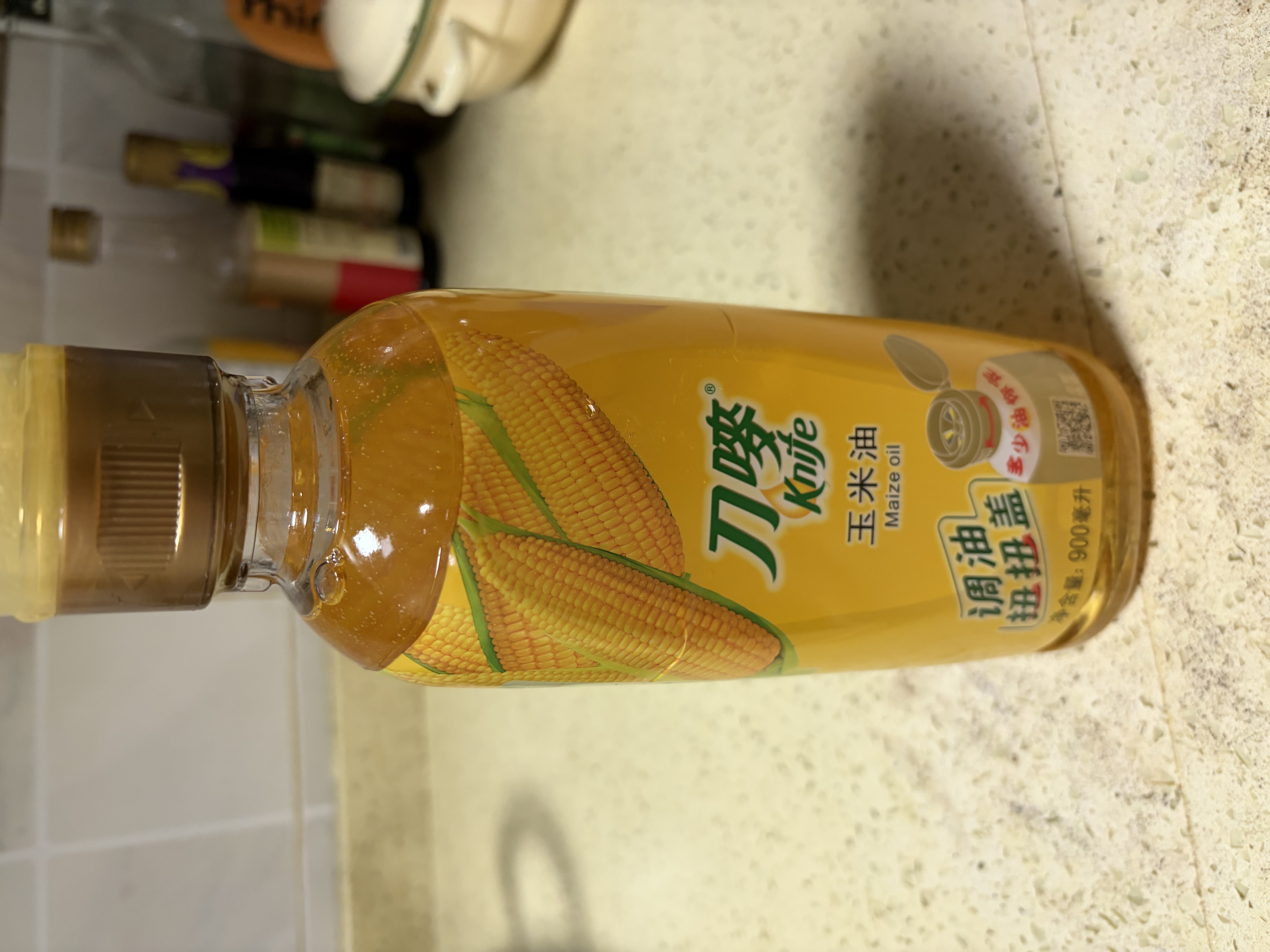 刀唛（Knife）食用油 玉米油750ml 非转基因 物理压榨 一级油 团购送礼 实拍图