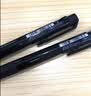 uni三菱 uni-ball UMN-155低阻尼按动黑色中性笔高颜值0.5黑笔签字笔商务学生水笔水性笔套装 10支 实拍图