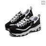 斯凯奇（Skechers）男鞋经典情侣熊猫鞋男子休闲运动鞋厚底缓震老爹鞋 52675/BKW 44 实拍图