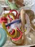 babycare宝宝牙胶磨牙咬胶婴儿玩具曼哈顿球星空手抓球6月+ 杜巴利红 实拍图