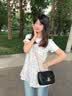 CinvaiKrose官方店小c&k包包女包2026新款斜挎包链条包女生日七夕情人节礼物 黑色Black【小号】送女友老婆女生走心 实拍图