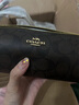 COACH蔻驰女包包奢侈品大牌圆筒包女士经典双C印花单肩手提包 深棕色配黑色CP475IMAA8 实拍图