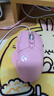 罗技（G） G502 HERO主宰者 有线鼠标 游戏鼠标  g502hero  可配重HERO引擎 礼盒送男友 RGB炫彩灯光 G502H云樱粉+鼠标垫 实拍图