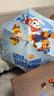 汪汪队立大功（PAW PATROL）儿童安全雨伞滚轮伞上学专用男孩女孩卡通太阳伞防晒 蓝色 实拍图