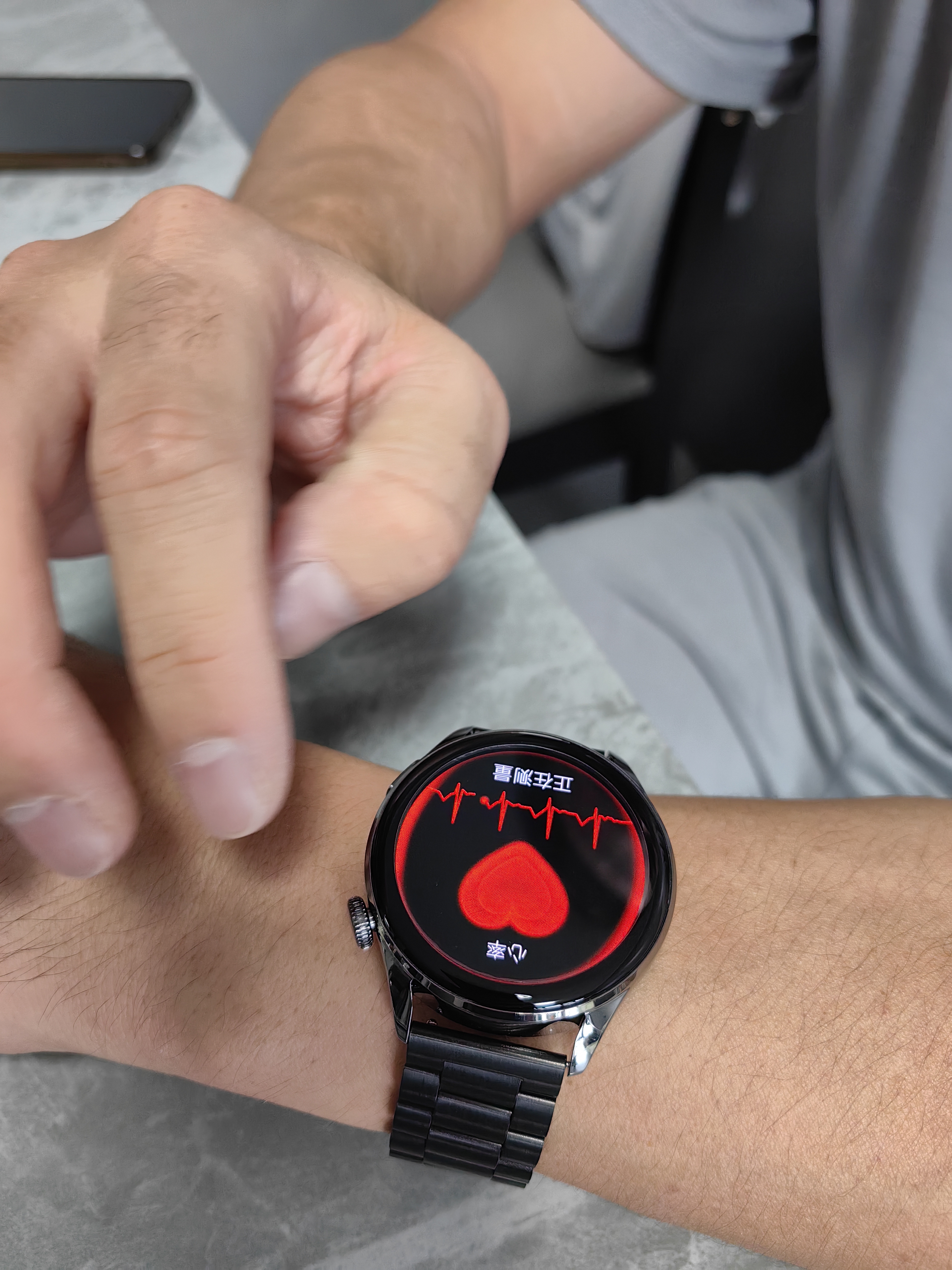 HIMYDS2026新款智能手表男士适用安卓苹果IOS系统华强北watch gt6 ultra情侣运动心率血压血氧商务礼物 至尊版·黑钢 NFC+双支付+独立音乐+长续航 双表带+心率血压血氧睡眠监测 实拍图