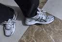 亚瑟士ASICS女鞋舒适透气跑步鞋缓震回弹跑鞋运动鞋 GEL-CONTEND 4 白色/银色 38 实拍图