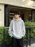 名创优品（MINISO）连帽卫衣男重磅宽松春季休闲高级感青少年潮流外套 麻灰 L 实拍图