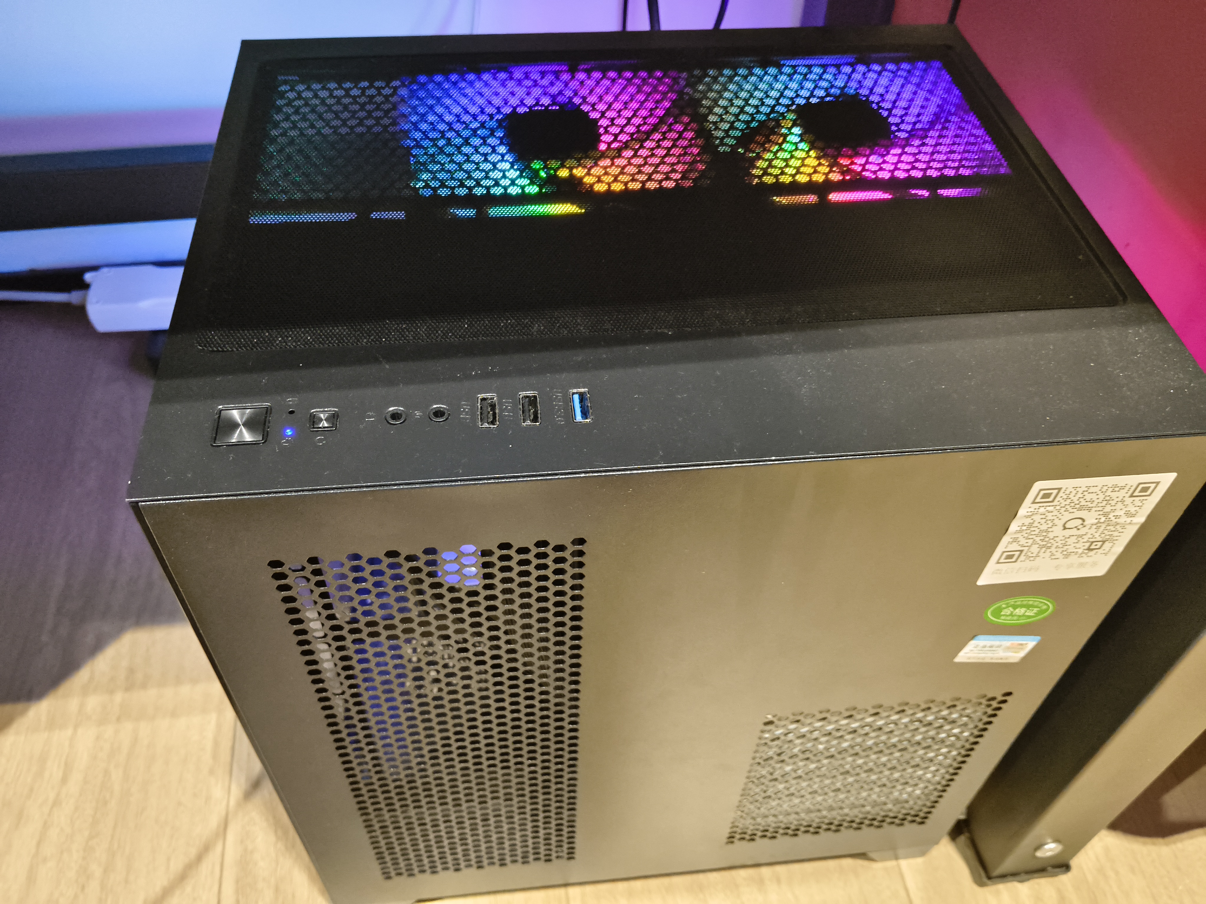 微星品牌游戏主机 酷睿i5 12600KF/14600KF/RTX4060/5060/5060TI海景房主机DIY台式电脑整机组装电脑 配三 主推款 高端14代酷睿I5+RTX5060 实拍图