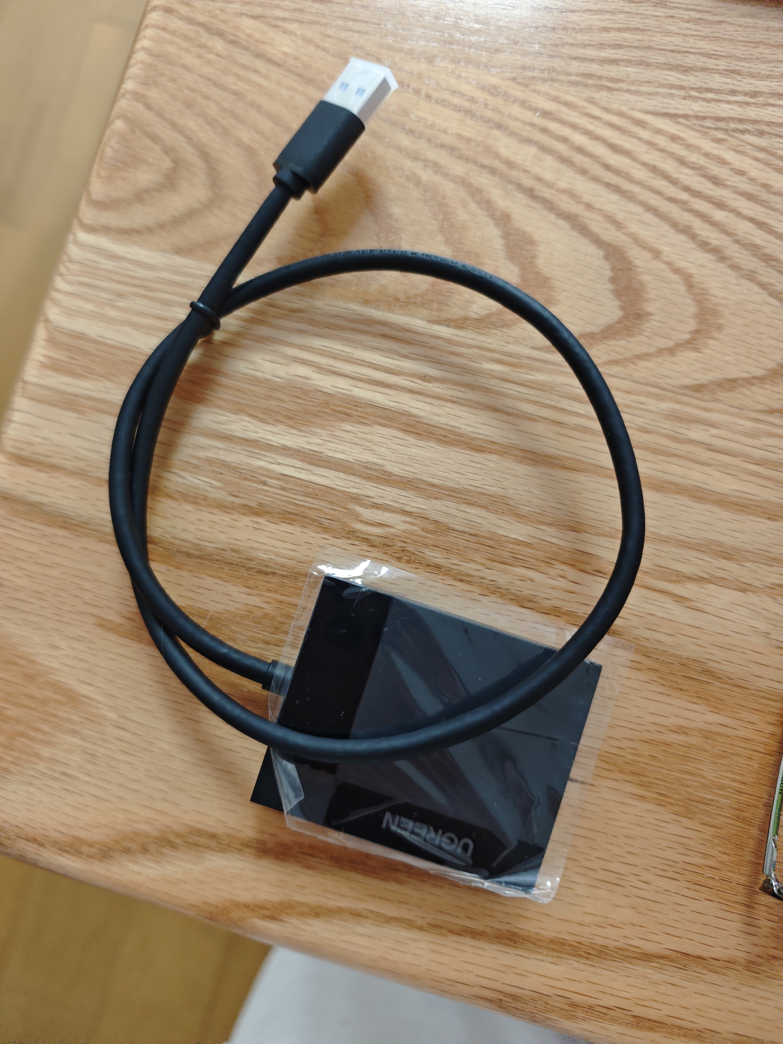 绿联 多功能合一读卡器USB3.0高速 支持SD/TF/CF/MS卡 适用相机手机内存卡行车记录仪监控摄像头存储卡 USB3.0【多卡单读】0.5米 实拍图