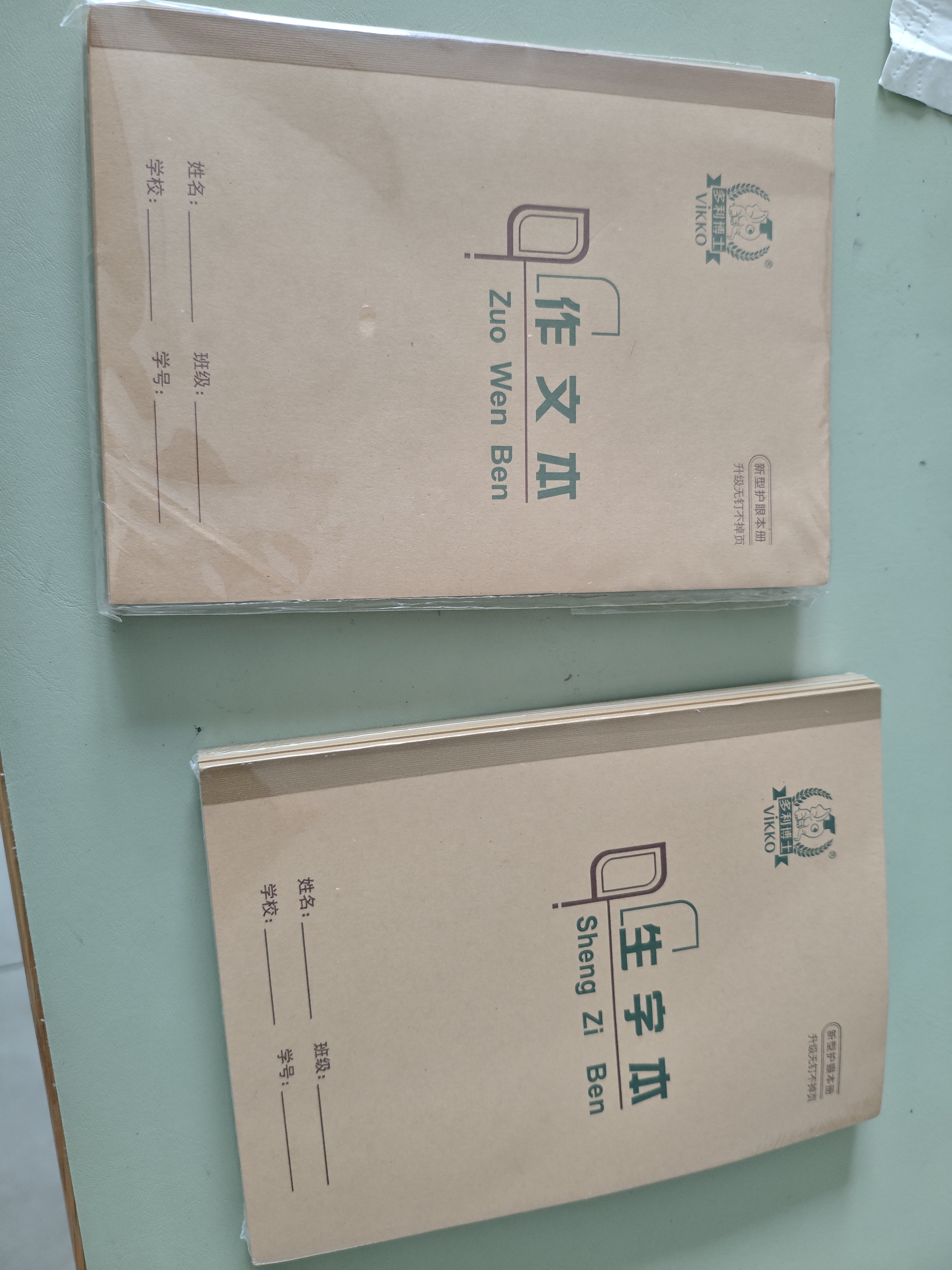 多利博士5本 36K生字本20张 6格6行拼音田字格本 小学生作业本加厚练习本生字簿北京学校统一标准软抄本 实拍图
