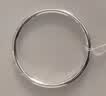 周六福古法手镯女实心S999足银素圈沙面生日礼物D108865 58mm 约18g 实拍图