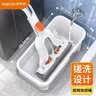佳帮手搓洗免手洗拖把盆拖布水桶长方形加大口径家用清洁手提拖把桶 实拍图