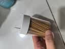美丽雅碳化牙签1000只高档不易发霉双头竹制食品级家用水果一次性罐装 实拍图