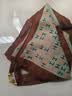 旅峰磁吸扣棉麻丝巾大方巾女多功能围巾秋冬百搭围脖高级感护颈小领巾 绿色H字母【磁吸扣棉麻方巾】 实拍图