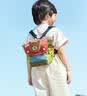 SHUKIKU儿童开心熊多用包幼儿园斜挎包户外迷你双肩包 橙红小熊 均码 实拍图