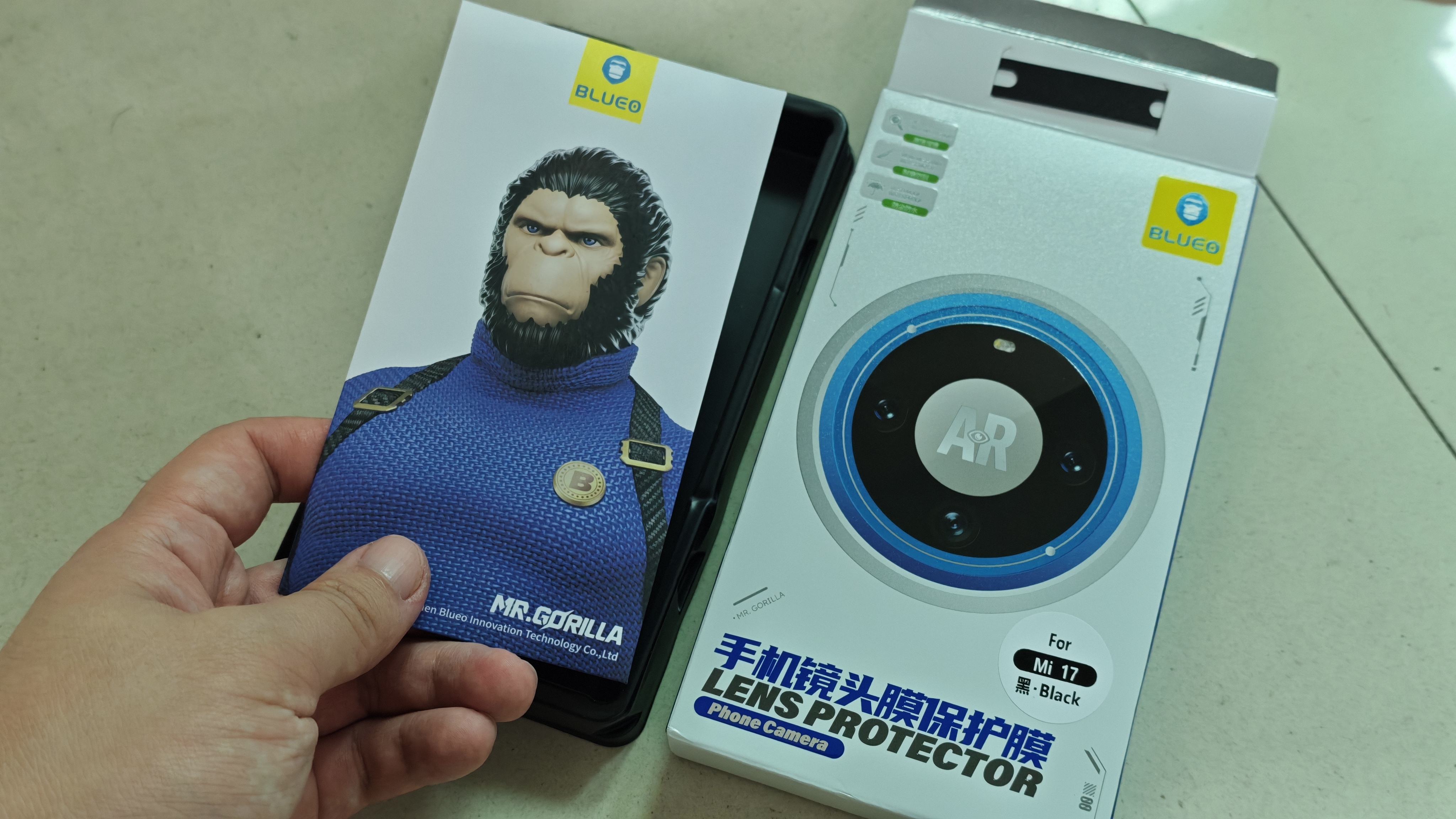 蓝猩先生【AR增透】适用小米17镜头膜 小米17后摄像头膜防眩精密高清高透手机贴膜 黑 实拍图