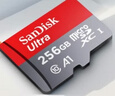 闪迪（SanDisk）256GB TF（MicroSD）内存卡 A2 4K V30 U3 C10 至尊超极速移动存储卡 读速200MB/s 写速140MB/s 实拍图