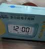 康巴丝（Compas）电子闹钟夜光智能语音报时起床神器闹铃强力叫醒儿童学生床头钟开学必备 2139 蓝色充电款儿童节 实拍图