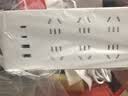 公牛（BULL）新国标防过载20W PD苹果快充插座/插线板/插排/接线板Type-c+USB+6插孔 全长3米 GNV-U1206 总控 实拍图