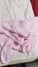 全棉时代婴儿浴巾 6层水洗纱布浴巾 宝宝纯棉大毛巾被盖礼盒 粉色95*95cm 实拍图
