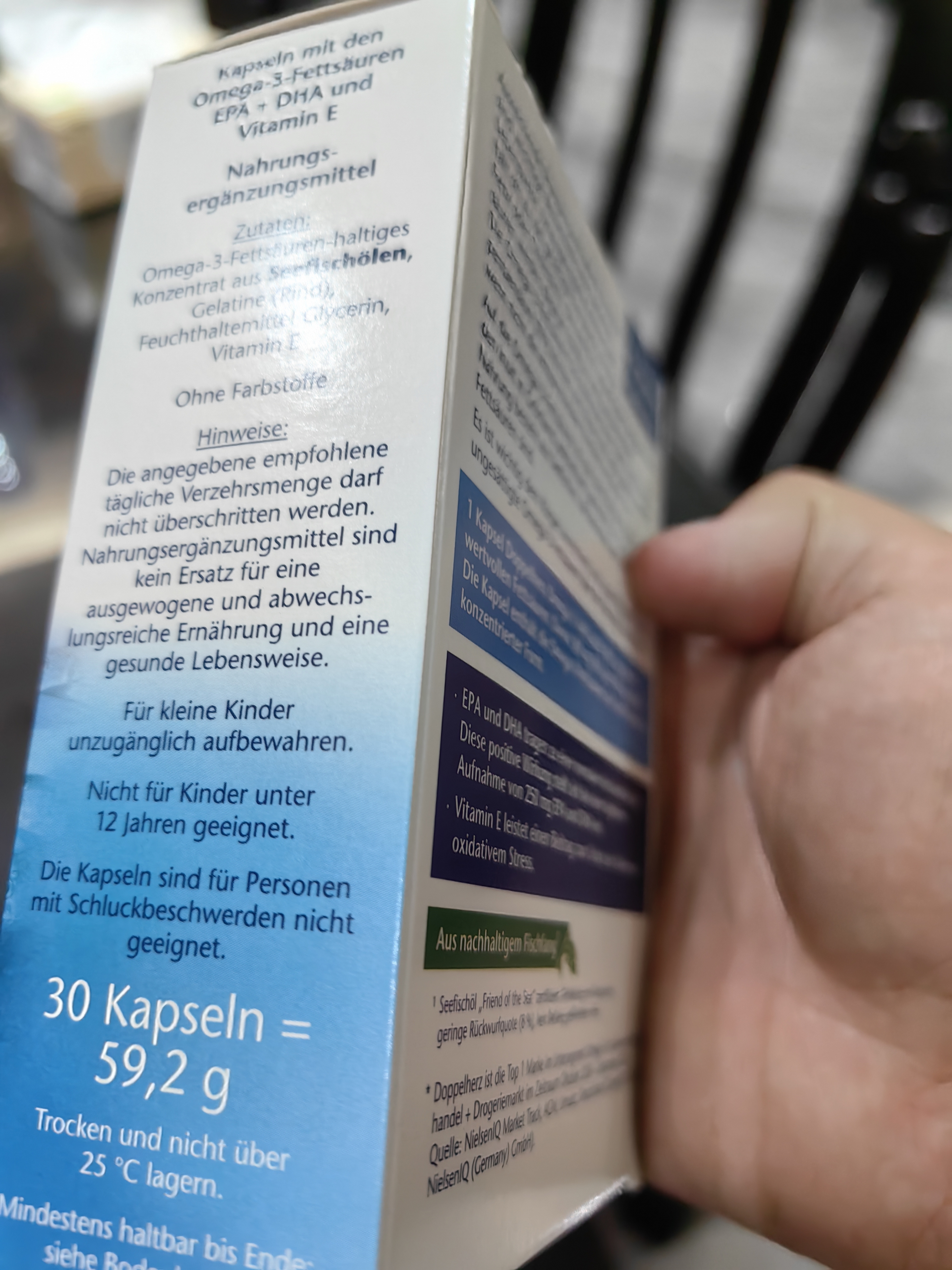 双心（Doppel herz）rTG型无腥味深海鱼油软胶囊omega-3含DHA+EPA呵护心脑血管30粒/盒 实拍图