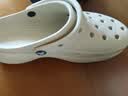 卡骆驰（CROCS）白鹿同款云朵洞洞鞋|206750 骨白色-2Y2 40(260mm) 实拍图