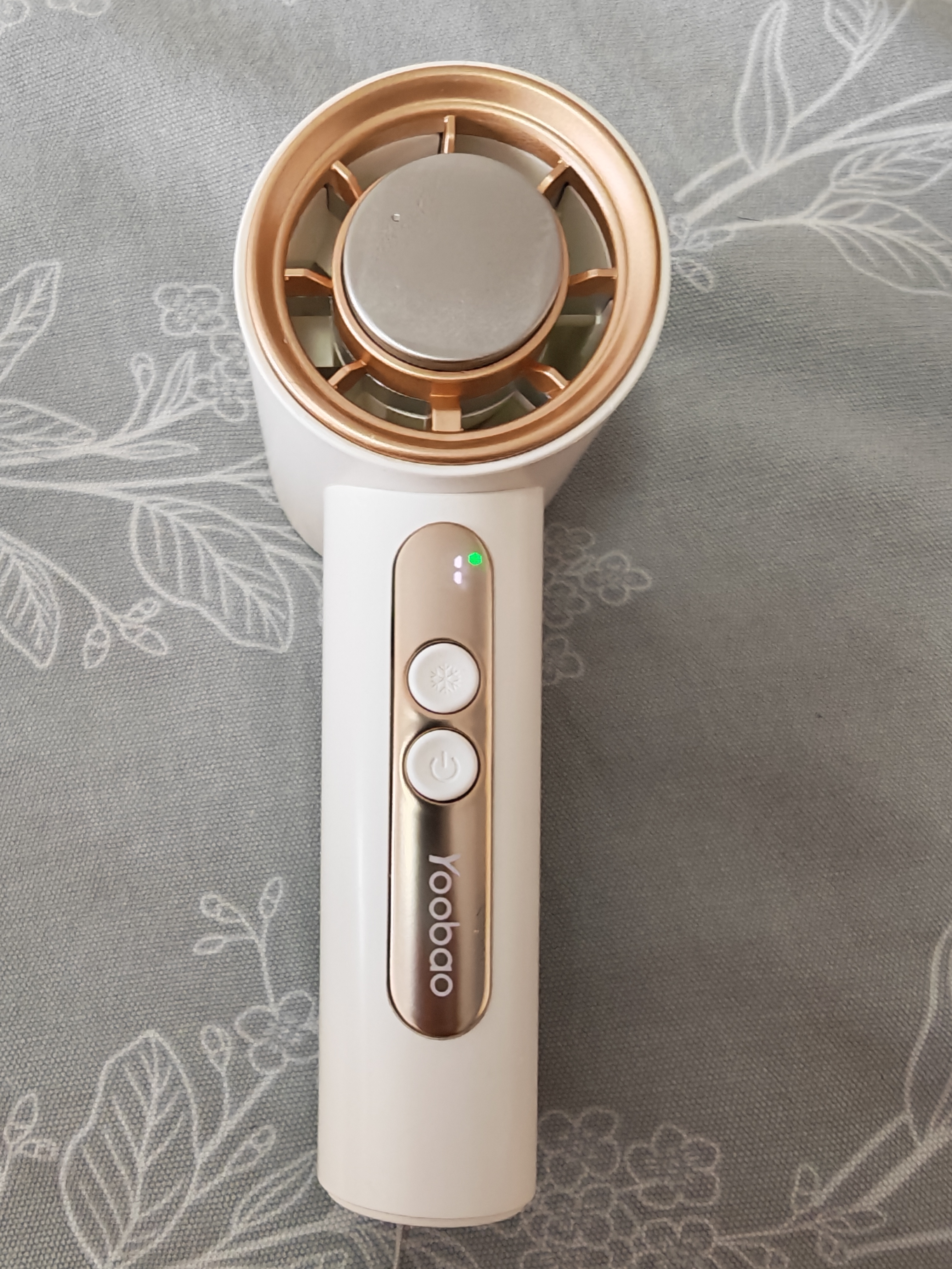 羽博（Yoobao）手持小风扇2026新款制冷半导体充电款超长续航随身携带夏天户外露营学生宿舍静音降温神器 实拍图