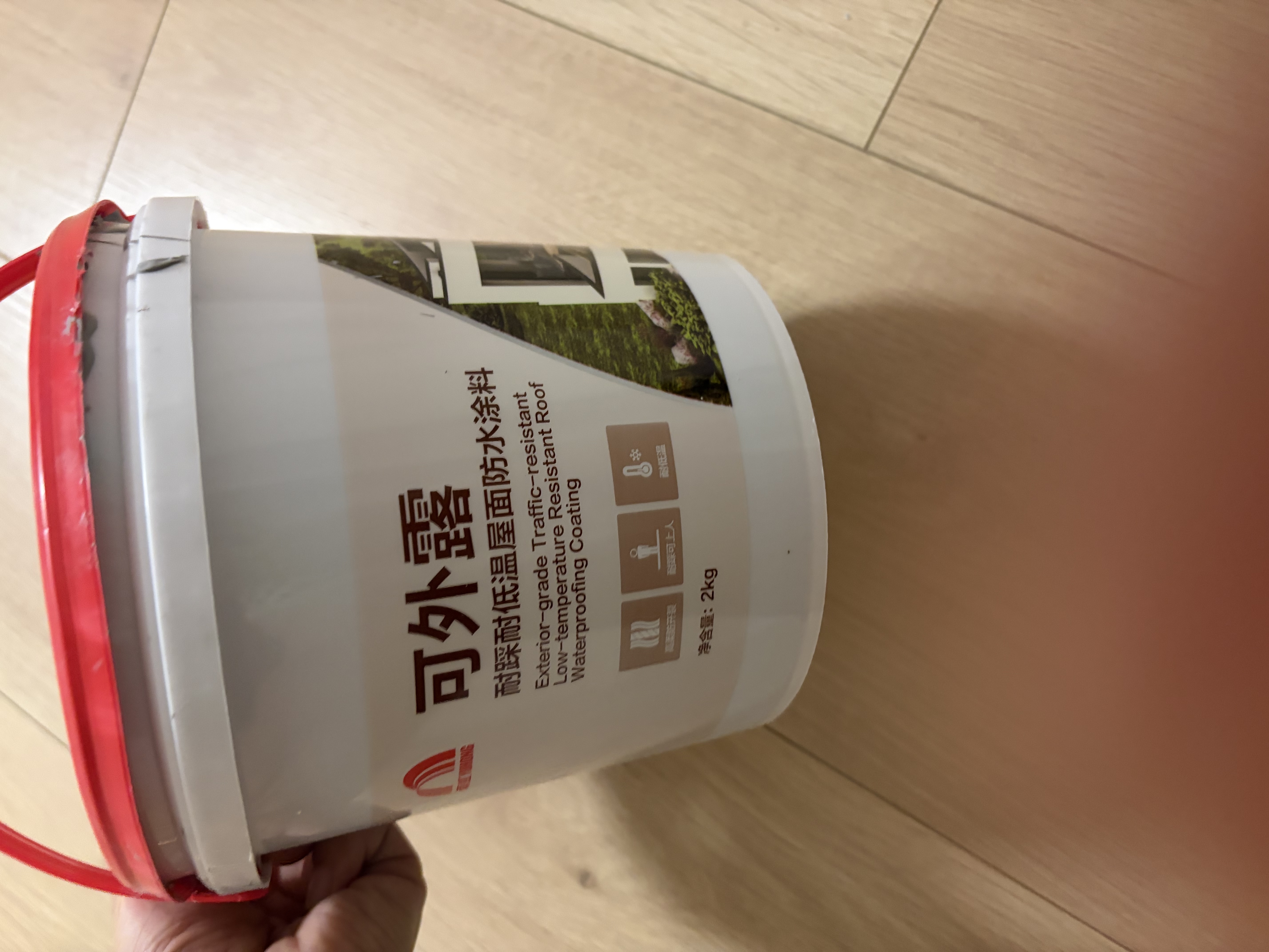 雨虹防水 楼顶屋顶防水补漏材料耐高温防晒 防水涂料屋顶防水 耐磨升级款 实拍图