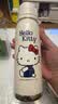 杯具熊（BEDDYBEAR）锐气双饮学生保温杯带吸管儿童水杯大容量运动水壶600ML牛仔kitty 实拍图