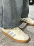 adidas ENTRAP美式校园风运动鞋少年感复古篮球风板鞋阿迪达斯 米白色/灰色   37 实拍图