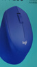 罗技（Logitech）M330 静音鼠标 无线鼠标 办公鼠标 右手鼠标 蓝色 带无线2.4G接收器 实拍图
