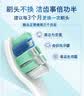 飞利浦（PHILIPS）【七夕情人节礼物】声波电动牙刷钻石3系 5倍洁齿5种模式 洁净亮白2刷头 送男士/女友 HX5181/01白 实拍图