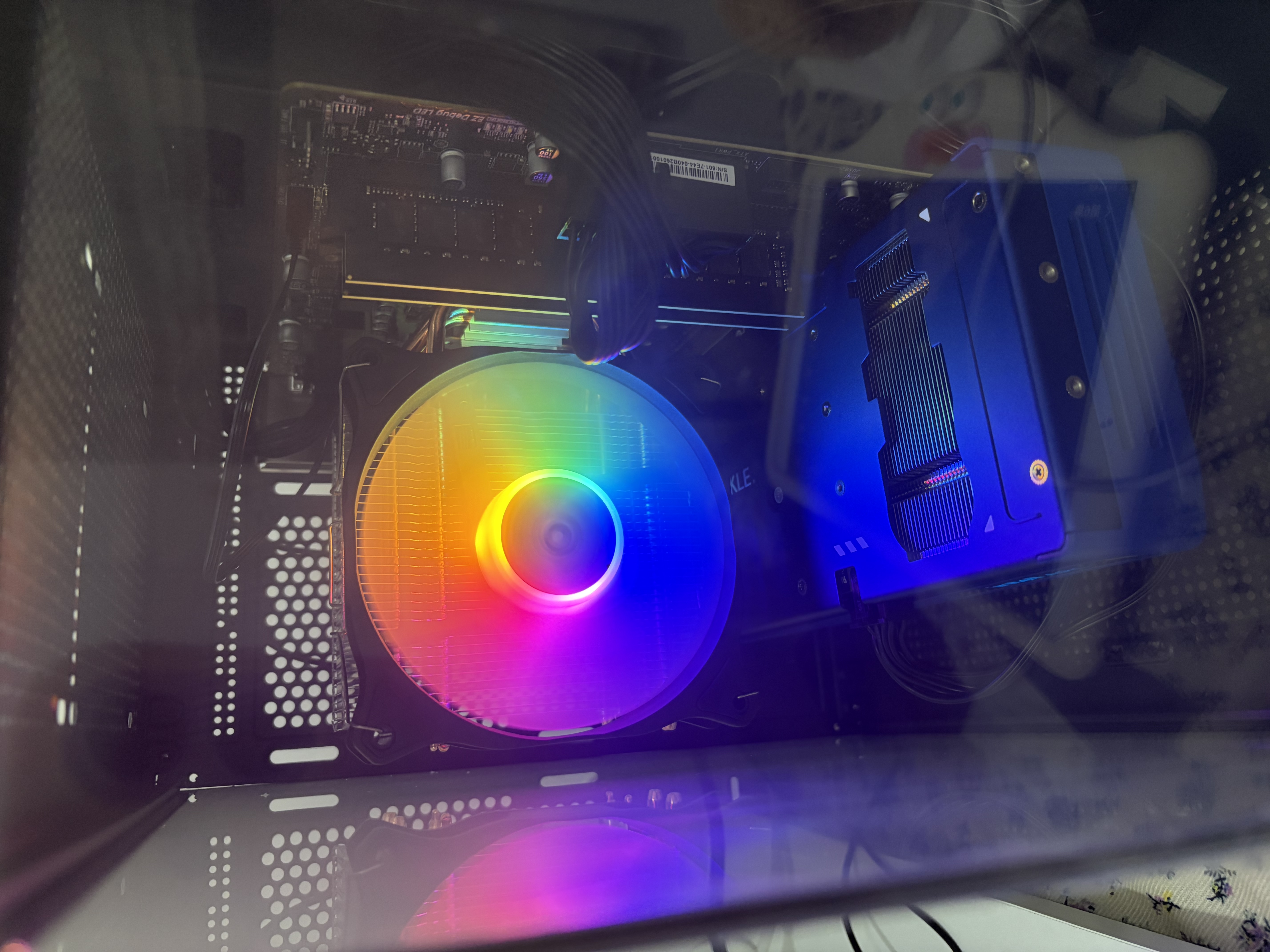 微星（MSI）酷睿i5 12400F/14400F/5060Ti/4060/3060三角洲打瓦游戏办公企业电竞直播台式电脑主机组装DIY整机 套九：i5 14490F丨1TB丨RTX5060 实拍图