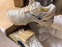 亚瑟士ASICS男女回弹耐磨透气越野跑鞋 GEL-KAHANA 8 米色/蓝色 43.5 实拍图