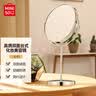 名创优品（MINISO）高质双面台式化妆美容镜桌面镜子公主镜生日礼物送女友[6寸] 实拍图
