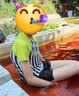 361°泳裤男士防尴尬宽松速干游泳裤大码平角沙滩裤温泉游泳装备 实拍图