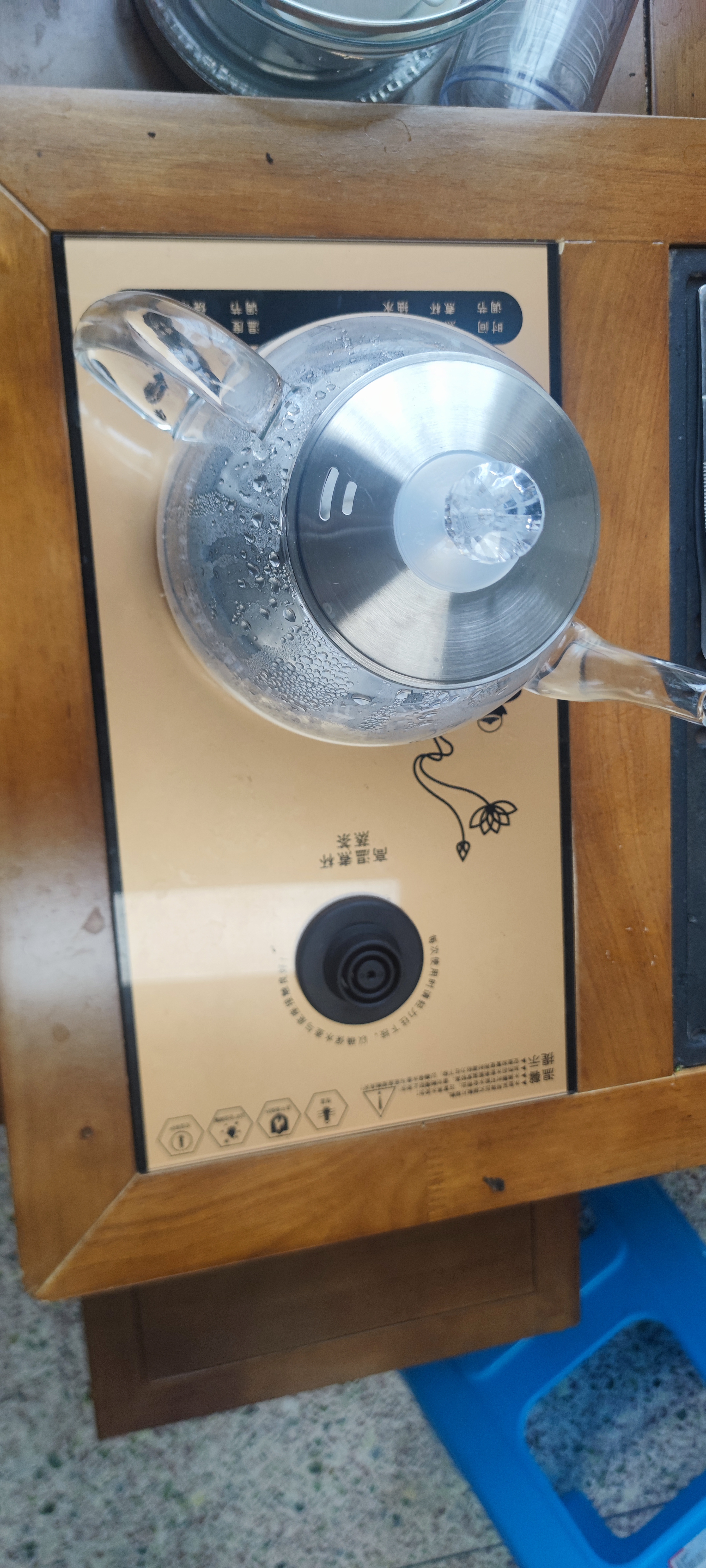友家铺子（Biooner）全自动上水电热水壶烧水壶电茶壶煮泡茶家用办公茶台一体茶桌嵌入式茶具套装 1L 底部上水-消毒款（ 长宽37*20cm ） 实拍图