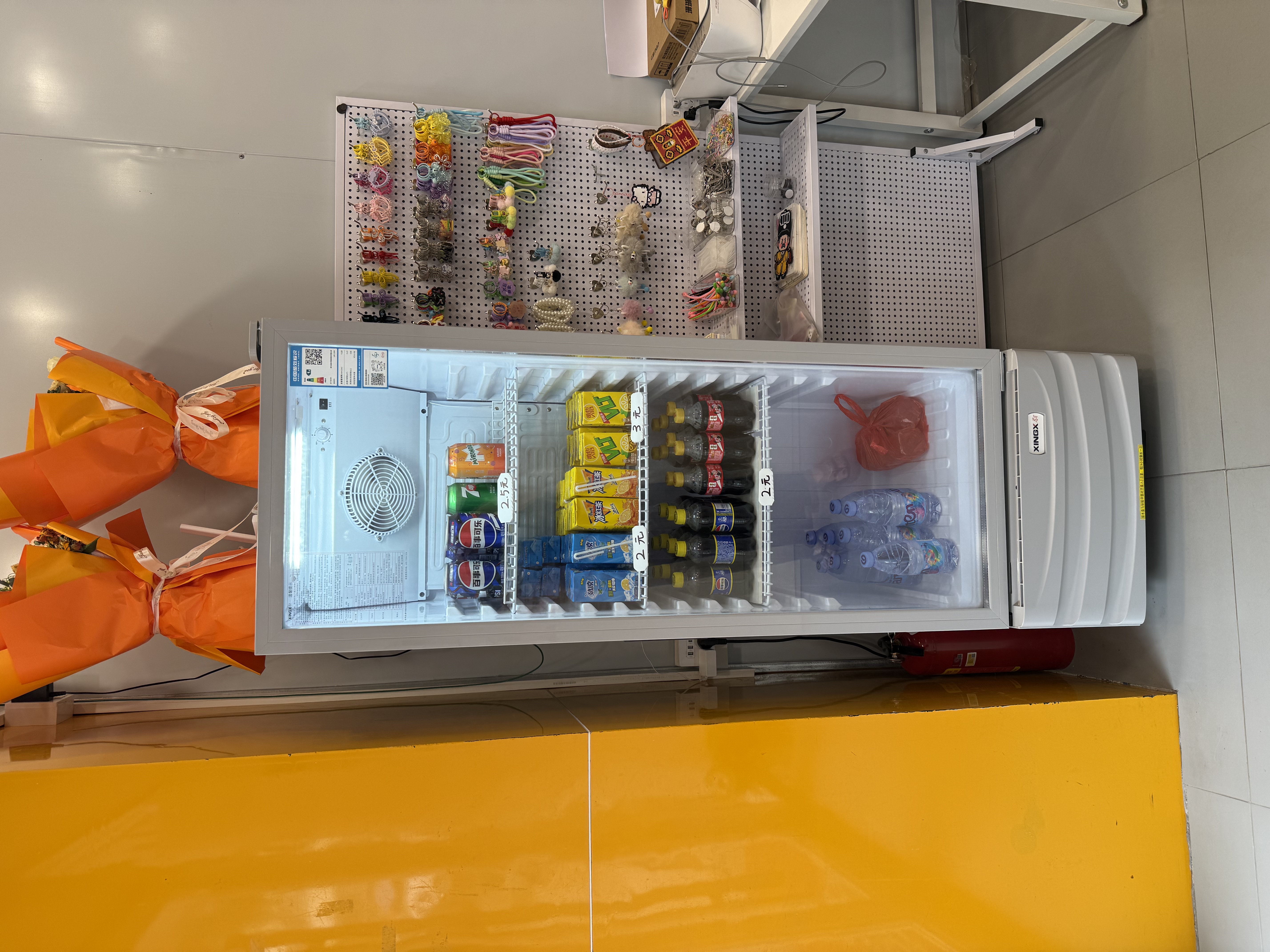 星星（XINGX）展示柜冷藏保鲜柜 风冷除霜饮料柜单门立式冰柜直冷冰箱商用食品留样超市便利店蔬菜水果啤酒水柜 风冷除霜 1级能效228升LSC-235C 实拍图